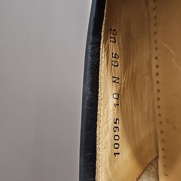 Cole Haan Men's Leather Slip on Penny Loafers Sz. 10N Black Made in USA - Picture 6 of 6